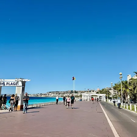 Promenade Carre D'or Duplex Renove 3 Plages 1 Min - Recommande Pour 5 Adultes Nizza